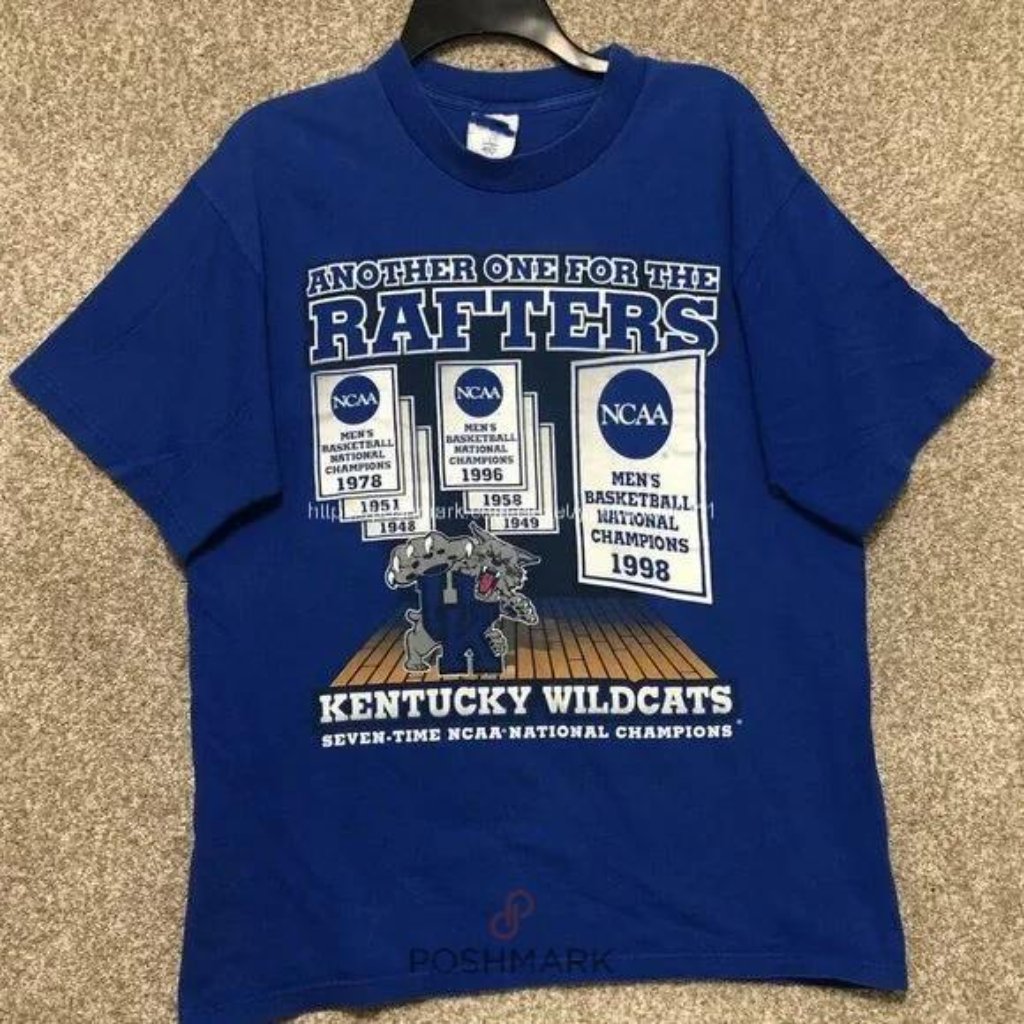 1998 Kentucky Wildcats Basketball Championship Rafters Shirt Sweater Royal